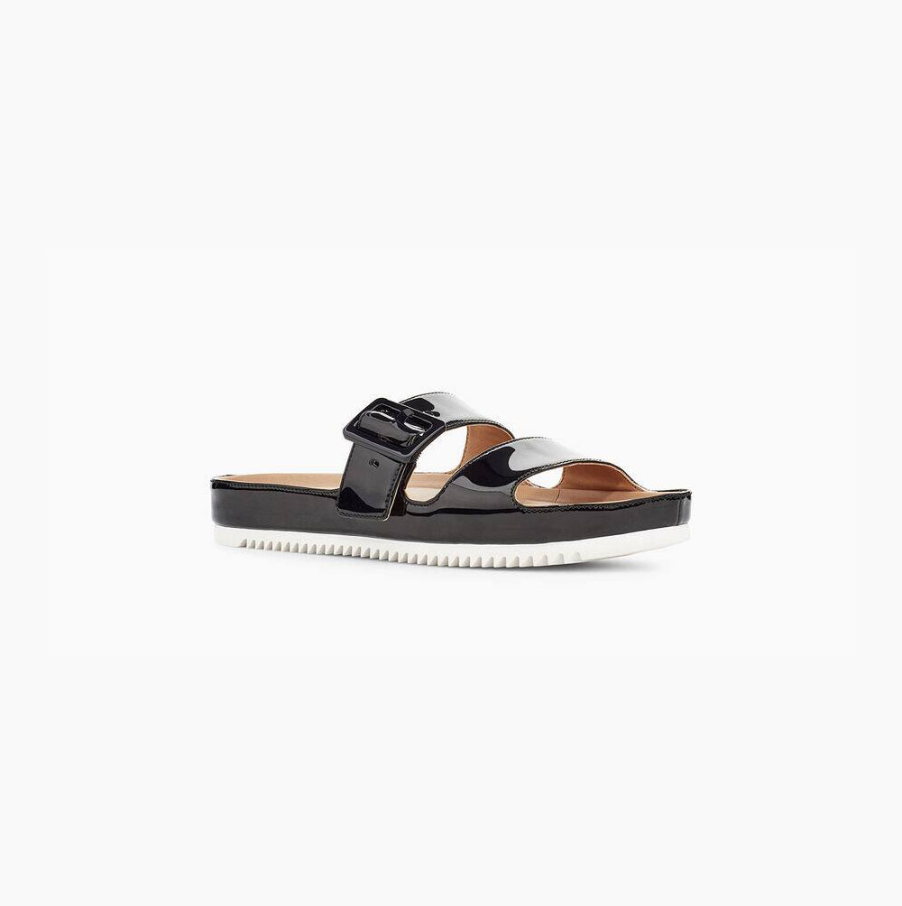 UGG Cooper Black Slides for Women (SCAB67950)